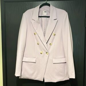 SO Double-breasted Blazer - lilac - size L